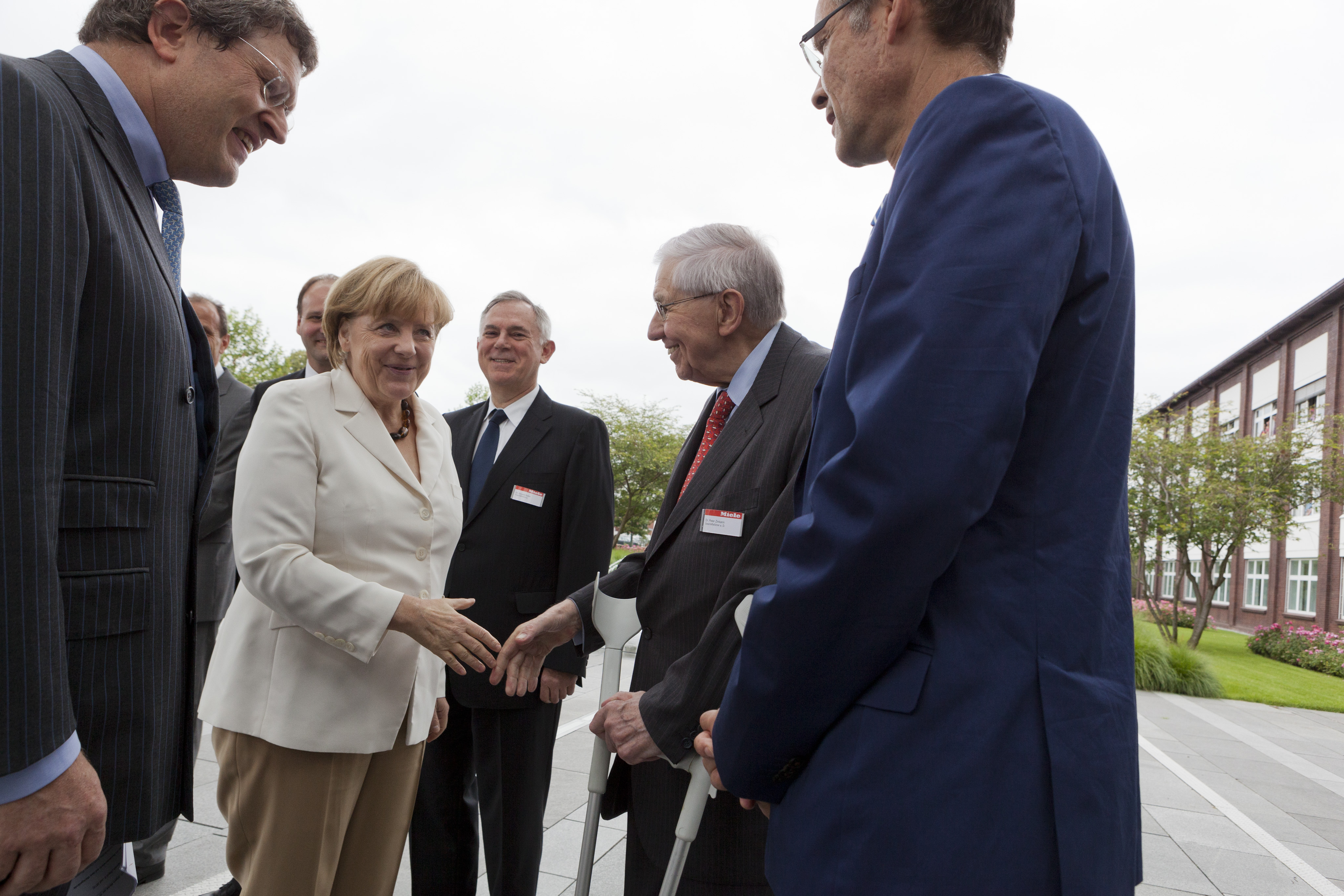 Merkel bei Miele