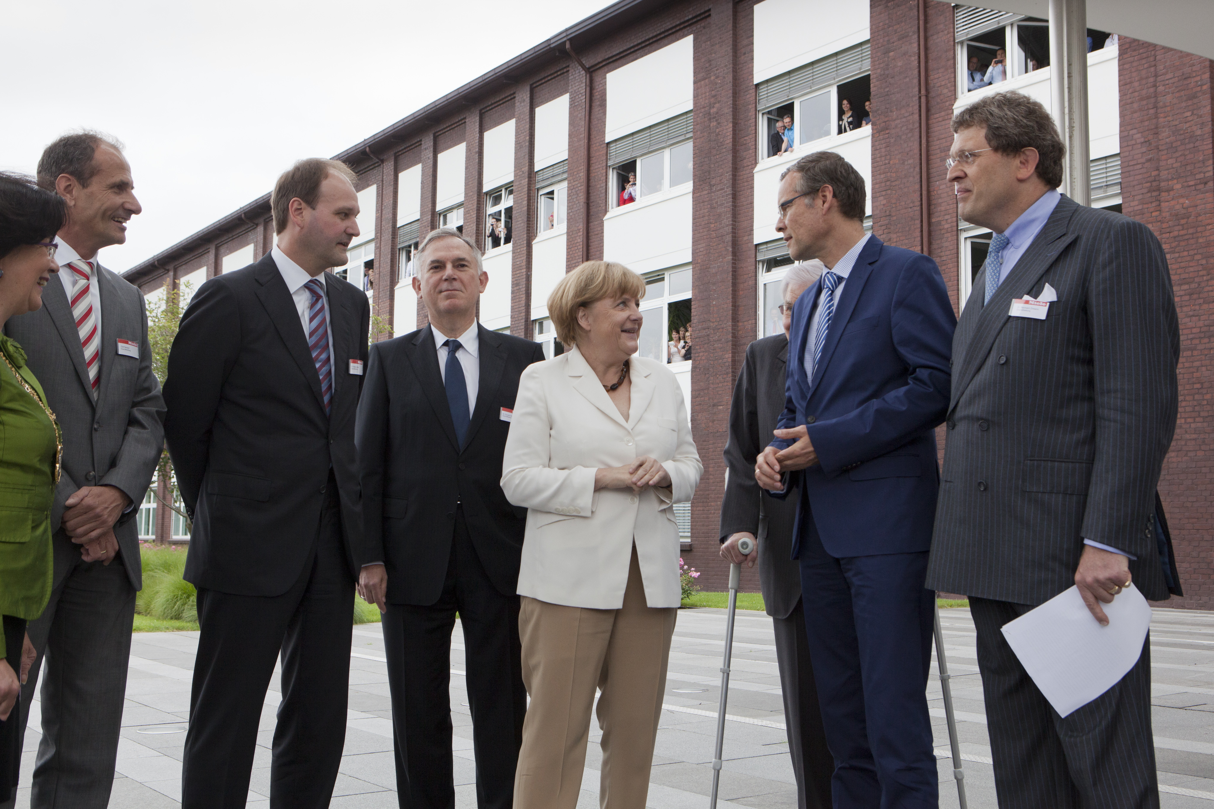 Merkel bei Miele